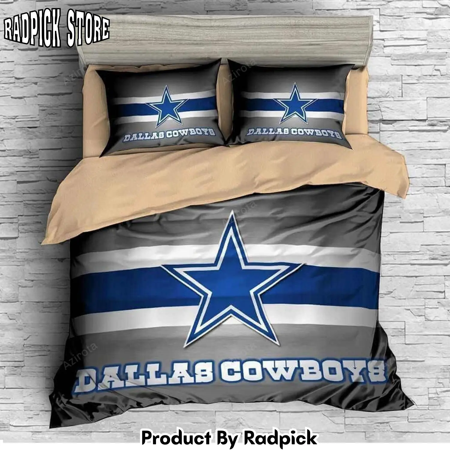 Radpick 3d dallas cowboys duvet cover bedding set rp3278974